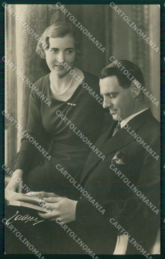 Royalty Denmark Royalty Frederik IX Ingrid of Sweden RPPC postcard KS9831 – fronte