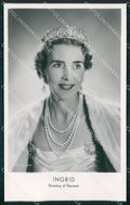 Royalty Denmark Royalty Ingrid of Sweden real photo cartolina postcard KS9840 – fronte