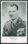 Royalty Denmark Royalty Frederik IX real photo cartolina postcard KS9844 – fronte