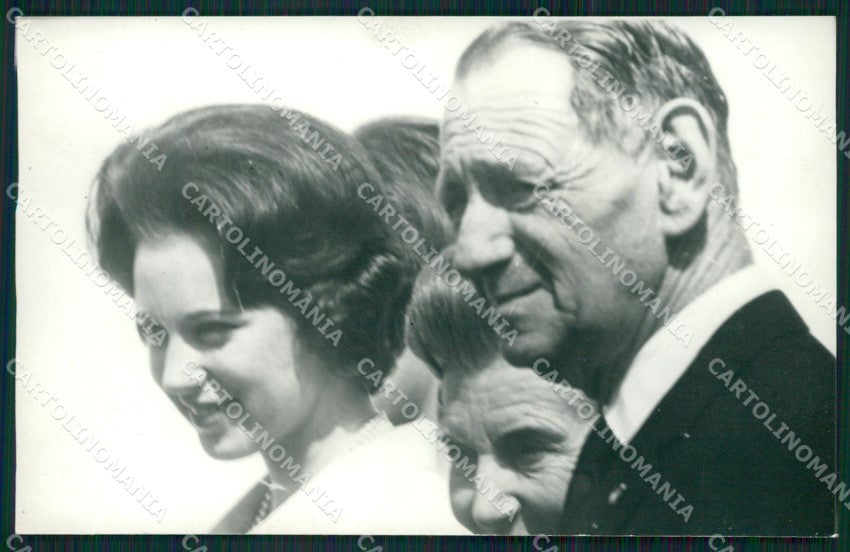 Royalty Denmark Royalty Frederik IX WHITE BACK size RPPC postcard KS9870 – fronte