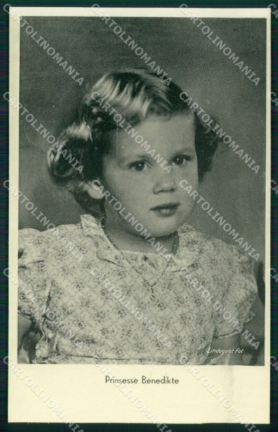 Royalty Denmark Royalty Benedikte cartolina postcard KS9909 – fronte