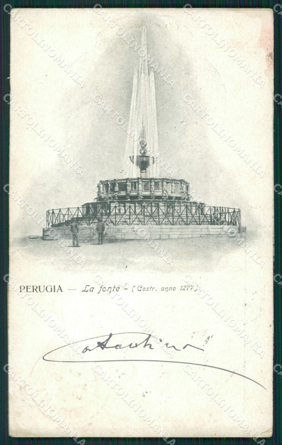 Perugia Città PIEGHINA cartolina KVM0002 – fronte