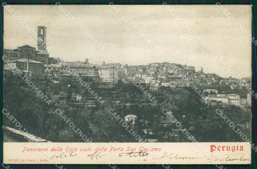 Perugia Città cartolina KVM0012 – fronte