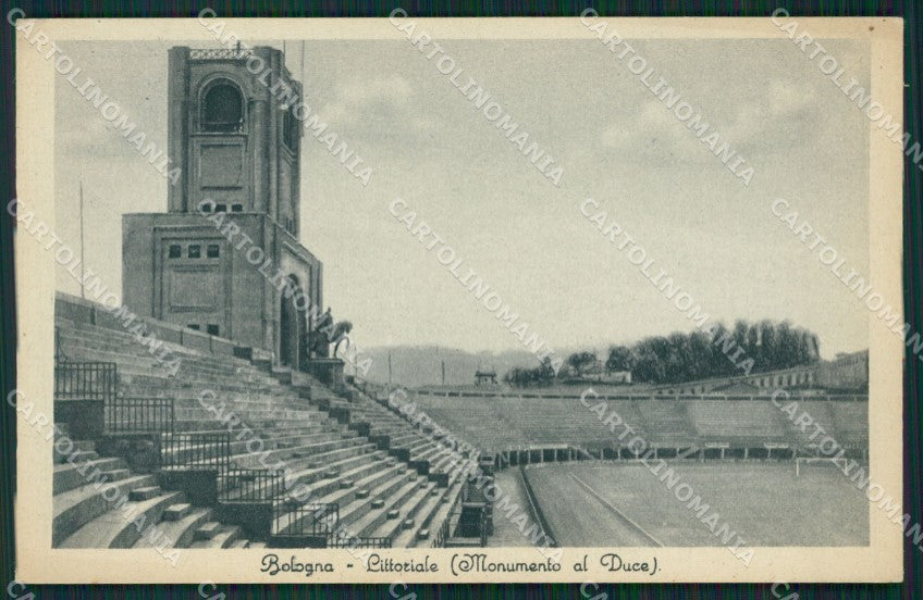 Bologna Città Littoriale Stadio cartolina KVM0025 – fronte