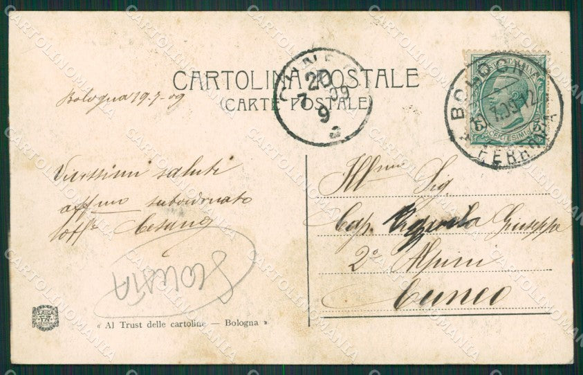 Bologna Città Stazione SCOLLATA cartolina KVM0034 – retro
