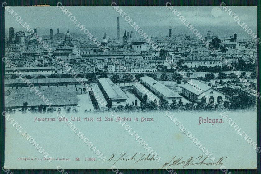 Bologna Città Chiaro di Luna cartolina KVM0049 – fronte