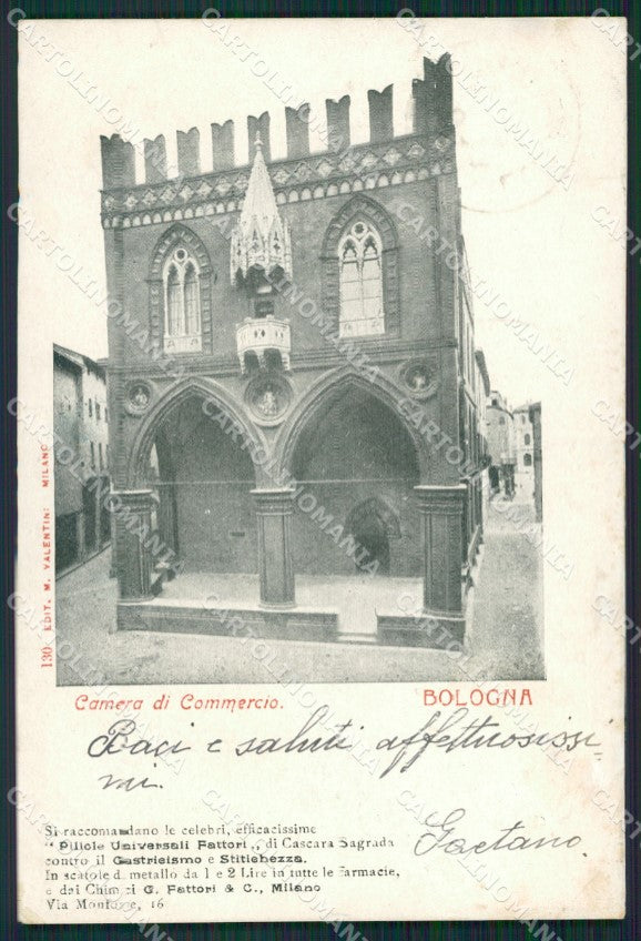 Bologna Città STRAPPINO cartolina KVM0054 – fronte