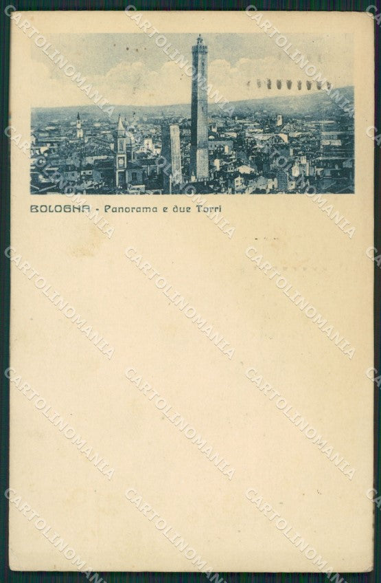 Bologna Città PIEGHINE cartolina KVM0059 – fronte