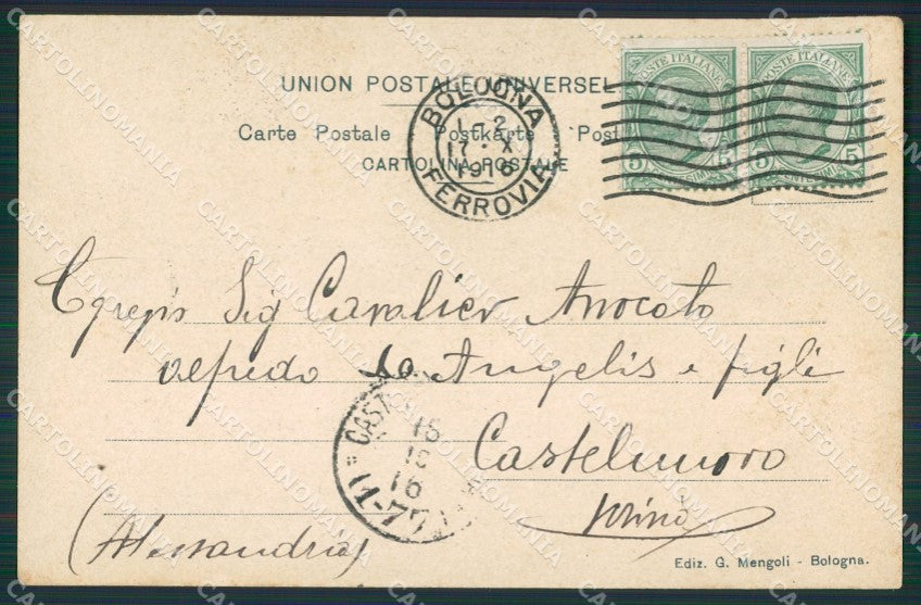 Bologna Città cartolina KVM0076 – retro