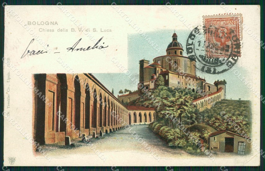 Bologna Città PIEGA cartolina KVM0082 – fronte