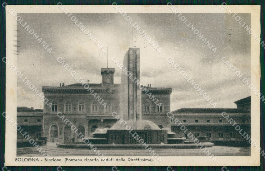 Bologna Città Stazione cartolina KVM0092 – fronte