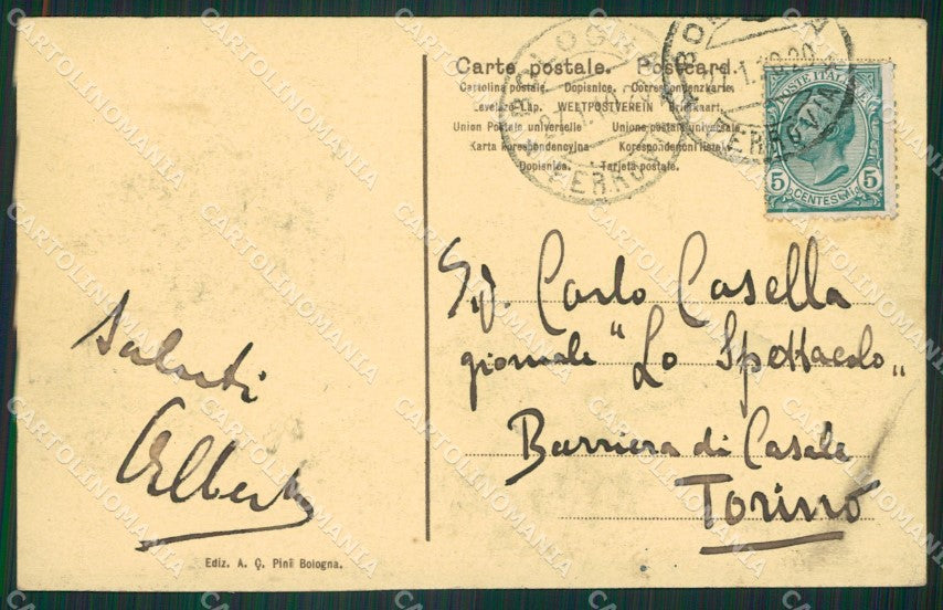 Bologna San Martino in Bosco cartolina KVM0106 – retro