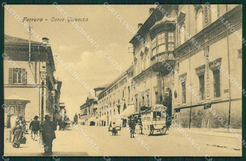 Ferrara Città Carrozza cartolina KVM0127 – fronte
