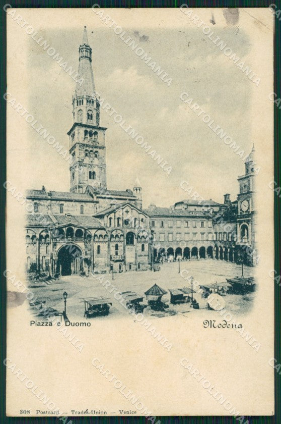 Modena Città PIEGA cartolina KVM0146 – fronte