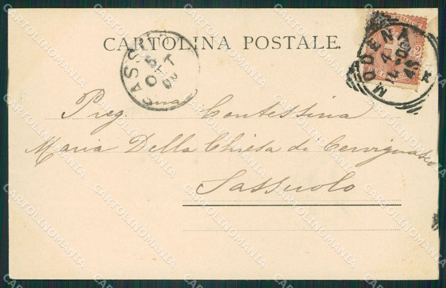 Modena Città cartolina KVM0152 – retro