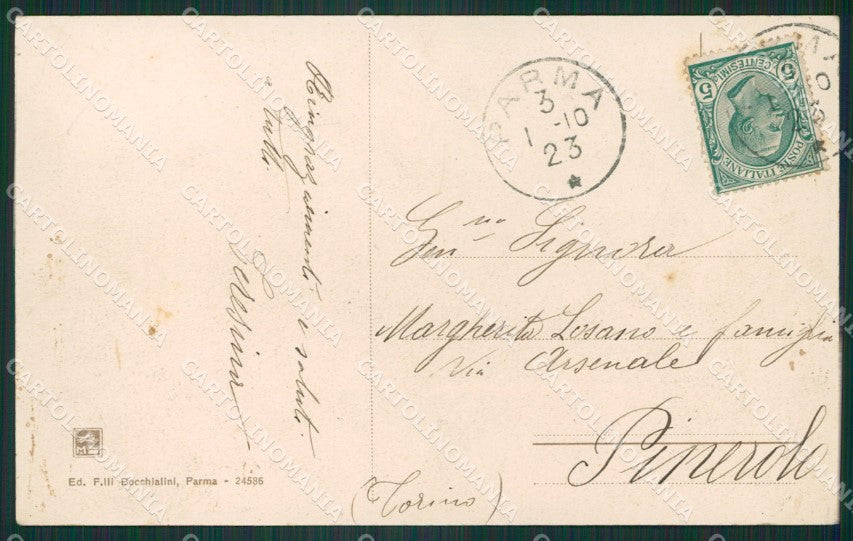 Parma Città cartolina KVM0173 – retro