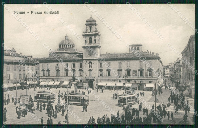 Parma Città Tram ABRASA cartolina KVM0175 – fronte