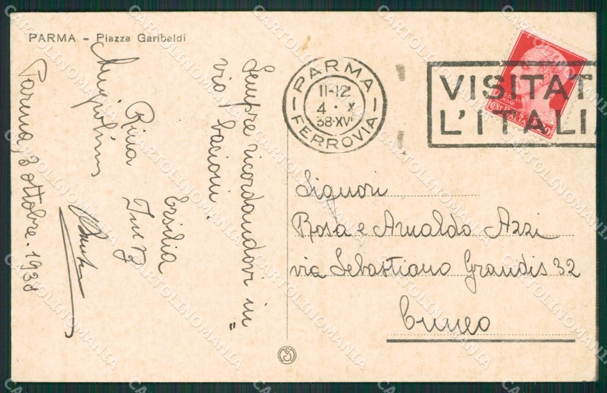 Parma Città cartolina KVM0177 – retro
