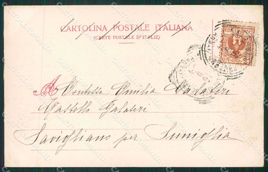 Parma Salsomaggiore cartolina KVM0208 – retro
