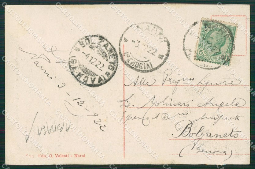 Terni Narni ABRASA cartolina KVM0218 – retro
