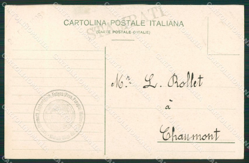 Perugia Foligno cartolina KVM0219 – retro