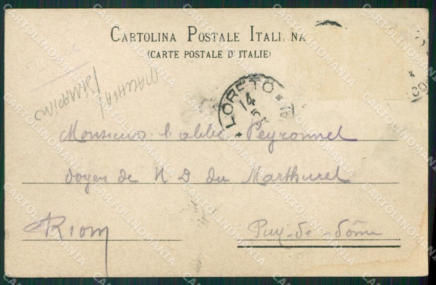 Ancona Loreto MACCHIA STRAPPINO cartolina KVM0277 – retro