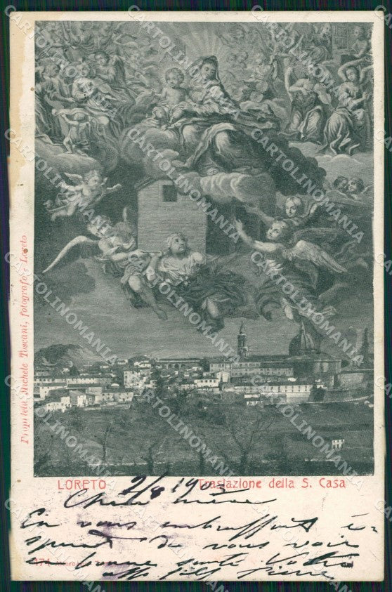 Ancona Loreto PIEGHINA MACCHIA cartolina KVM0286 – fronte
