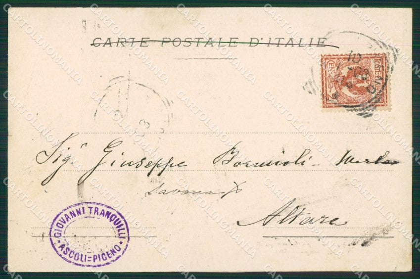 Ascoli Piceno Città Alterocca 1192 cartolina KVM0297 – retro