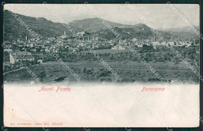 Ascoli Piceno Città Alterocca 970 MACCHIA cartolina KVM0304 – fronte