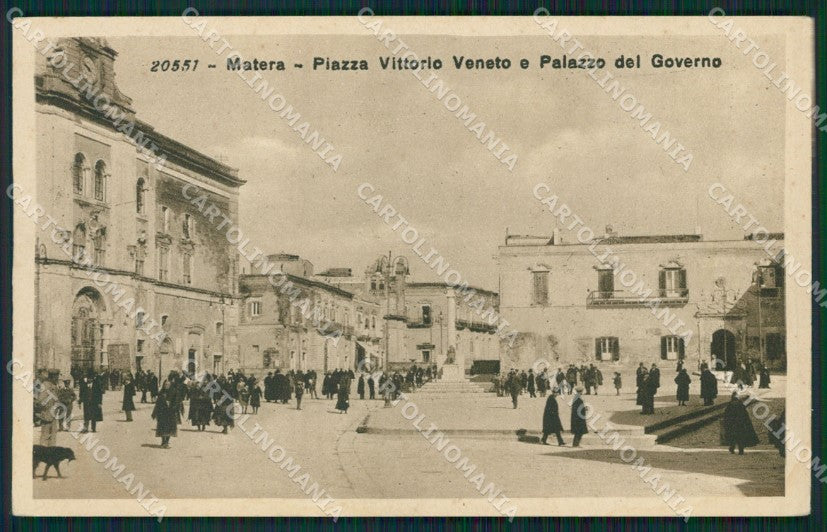 Matera Città Palazzo Governo cartolina KVM0332 – fronte