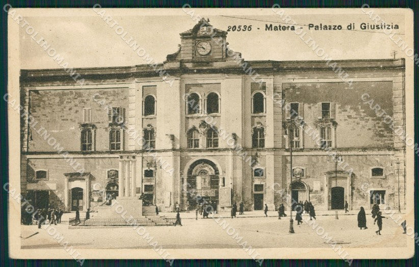 Matera Città Palazzo Giustizia cartolina KVM0333 – fronte