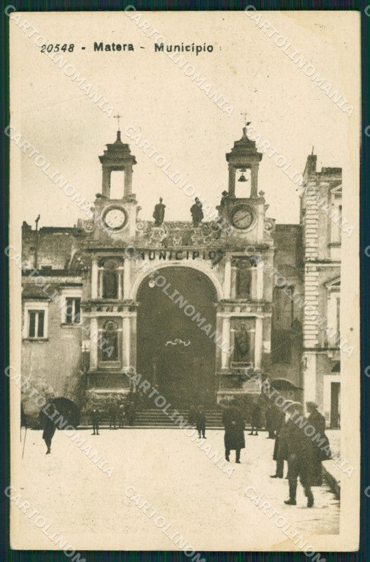 Matera Città Municipio cartolina KVM0334 – fronte