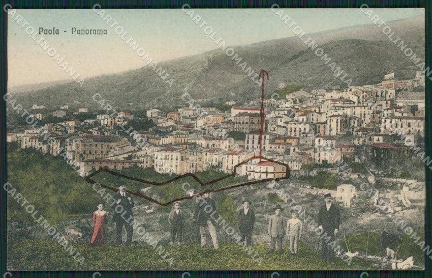 Cosenza Paola cartolina KVM0346 – fronte
