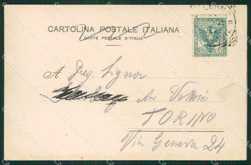 Palermo Città cartolina KVM0363 – retro