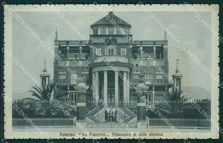 Palermo Città MACCHIA cartolina KVM0364 – fronte