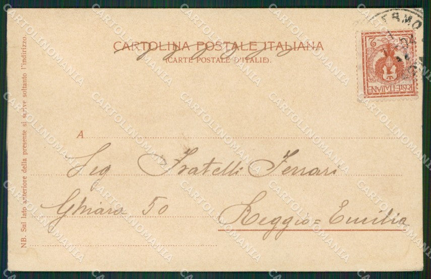 Palermo Città cartolina KVM0373 – retro