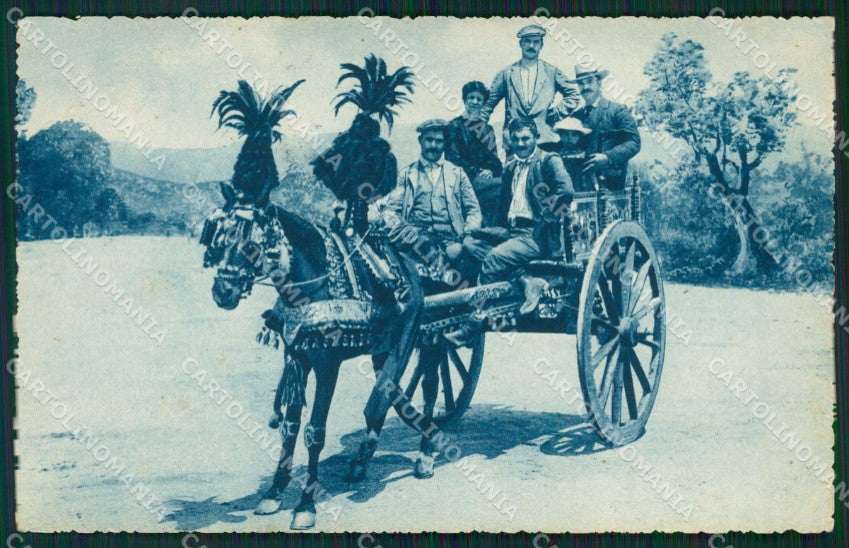 Palermo Carro Siciliano cartolina KVM0377 – fronte
