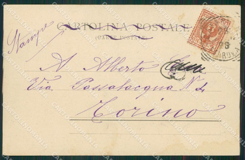 Catania Città Navi MACCHIA cartolina KVM0414 – retro