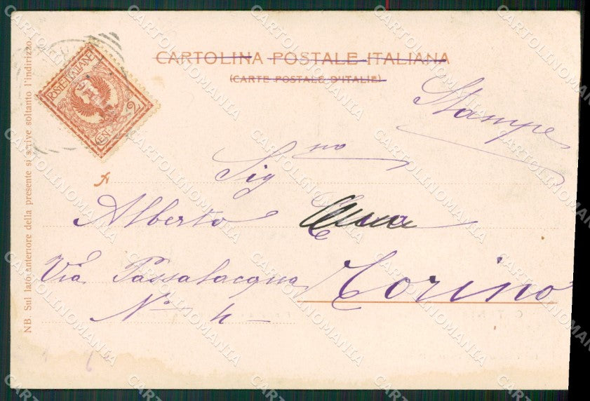 Catania Città Navi MACCHIA cartolina KVM0415 – retro