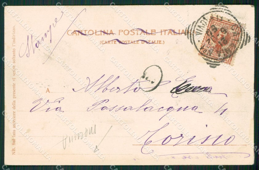 Catania Città MACCHIA cartolina KVM0417 – retro