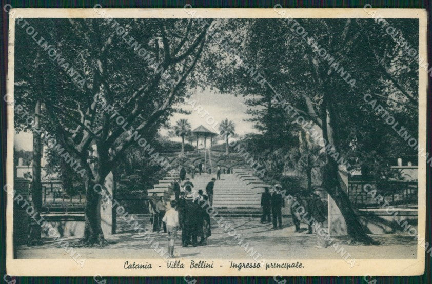 Catania Città Bellini MACCHIA cartolina KVM0430 – fronte