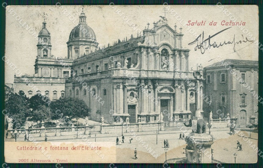 Catania Città Alterocca 2901 MACCHIE cartolina KVM0436 – fronte