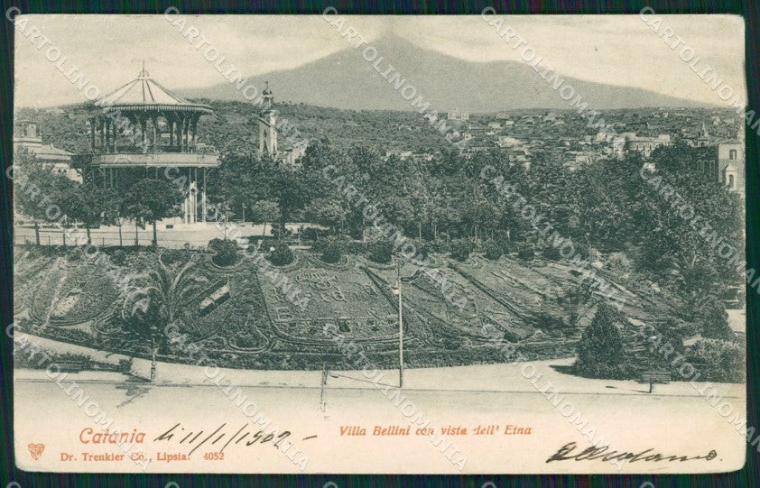Catania Città PIEGA STRAPPINO cartolina KVM0439 – fronte