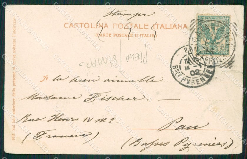 Catania Città PIEGA STRAPPINO cartolina KVM0439 – retro