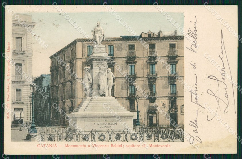Catania Città MACCHIA cartolina KVM0442 – fronte