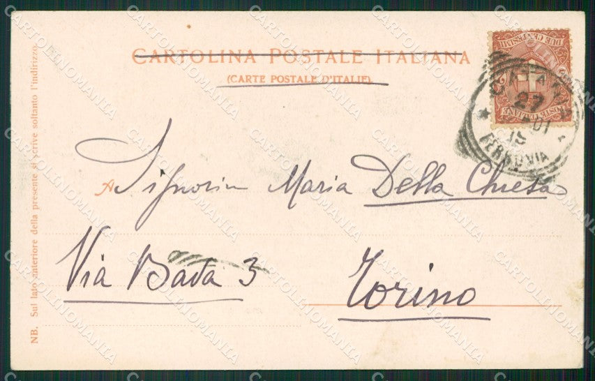 Catania Città Etna cartolina KVM0444 – retro