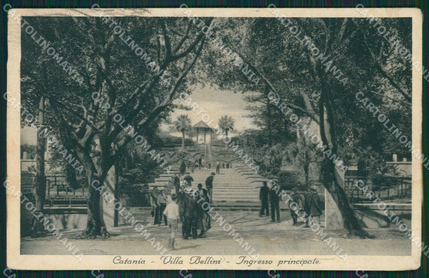 Catania Città Bellini MACCHIA cartolina KVM0447 – fronte