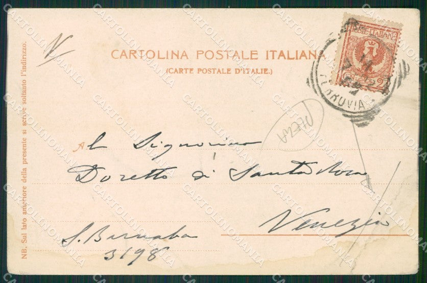 Catania Città PIEGA MACCHIA cartolina KVM0450 – retro
