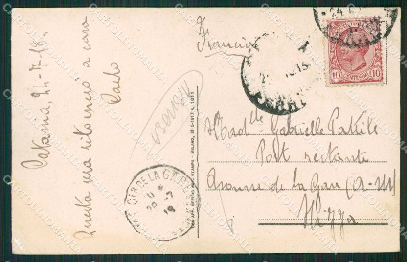 Catania Aci Castello ABRASA cartolina KVM0452 – retro