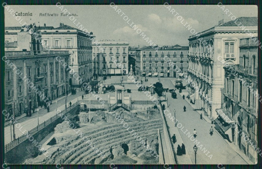 Catania Città Anfiteatro Romano MACCHIA cartolina KVM0457 – fronte